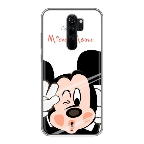 Чехол с принтом «Маус Микки» для Xiaomi Redmi Note 8 Pro
