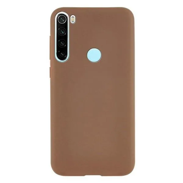 Чехол TPU накладка для Xiaomi Redmi Note 8 — Коричневый