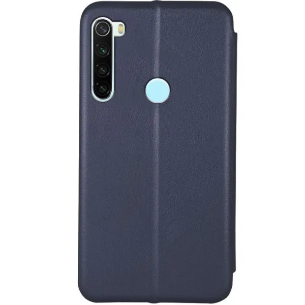 Кожаный чехол-книжка Classy для Xiaomi Redmi Note 8 / Note 8 2021 — Темно-синий — фото 3 Кожаный чехол-книжка Classy для Xiaomi Redmi Note 8 / Note 8 2021 — Темно-синий — фото 3
