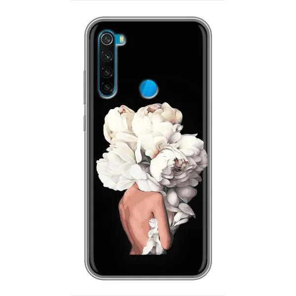 Чехол с принтом «Белые цветы» для Xiaomi Redmi Note 8 Чехол с принтом «Белые цветы» для Xiaomi Redmi Note 8