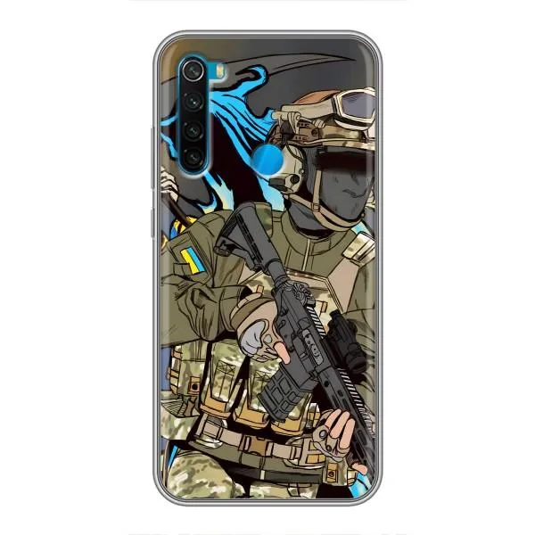 Чехол с принтом «Воин ВСУ» для Xiaomi Redmi Note 8 Чехол с принтом «Воин ВСУ» для Xiaomi Redmi Note 8