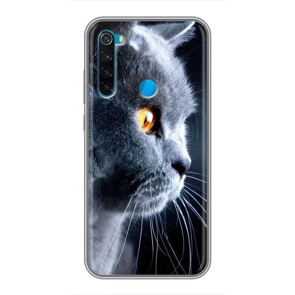 Чехол с принтом «Серый Кот» для Xiaomi Redmi Note 8