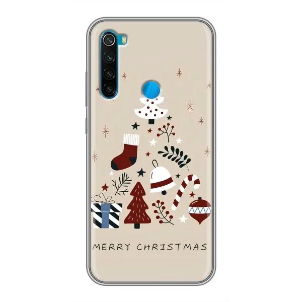 Чехол с принтом «Merry Christmas» для Xiaomi Redmi Note 8 Чехол с принтом «Merry Christmas» для Xiaomi Redmi Note 8