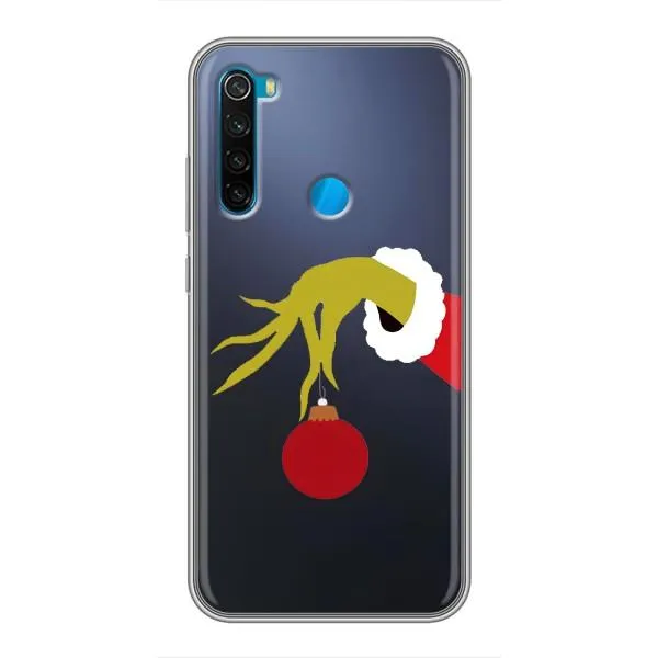 Чехол с принтом «Гринч с игрушкой» для Xiaomi Redmi Note 8 Чехол с принтом «Гринч с игрушкой» для Xiaomi Redmi Note 8
