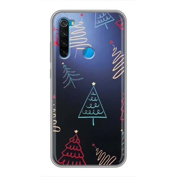 Чехол с принтом «Рождественские елки» для Xiaomi Redmi Note 8 Чехол с принтом «Рождественские елки» для Xiaomi Redmi Note 8