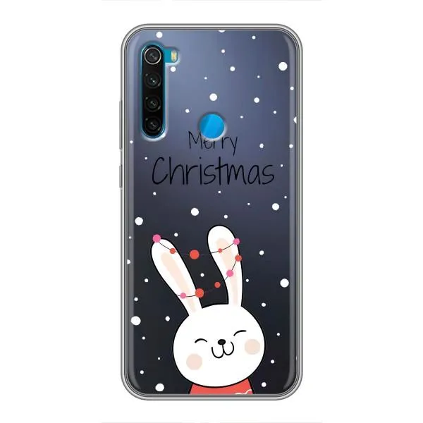 Чехол с принтом «Рождественский заяц» для Xiaomi Redmi Note 8 Чехол с принтом «Рождественский заяц» для Xiaomi Redmi Note 8