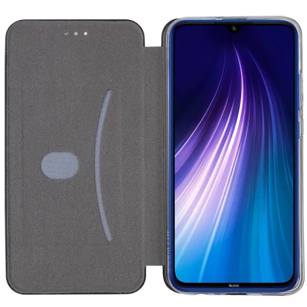 Кожаный чехол-книжка Classy для Xiaomi Redmi Note 8T — Синий — фото 3 Кожаный чехол-книжка Classy для Xiaomi Redmi Note 8T — Синий — фото 3
