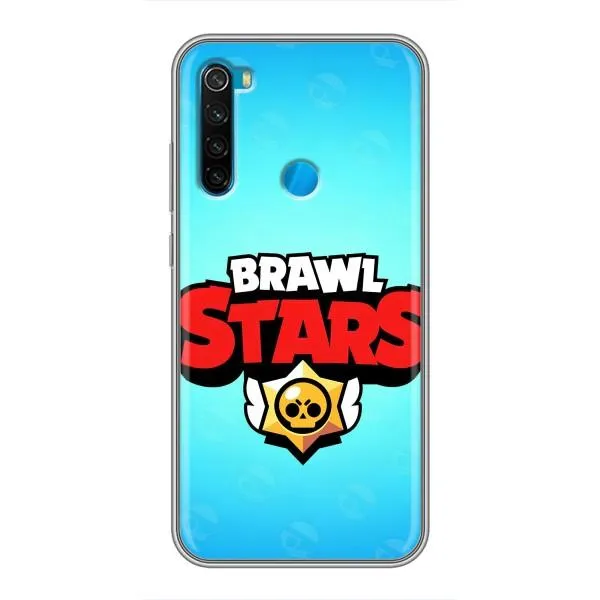 Чехол с принтом «Лого Бравл Старс» для Xiaomi Redmi Note 8T
