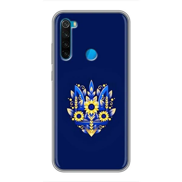 Чохол з принтом «Квітковий Герб» для Xiaomi Redmi Note 8T Чохол з принтом «Квітковий Герб» для Xiaomi Redmi Note 8T