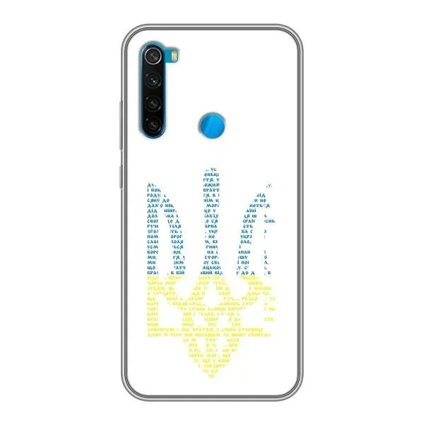 Чохол з принтом «Герб з букв» для Xiaomi Redmi Note 8T Чохол з принтом «Герб з букв» для Xiaomi Redmi Note 8T