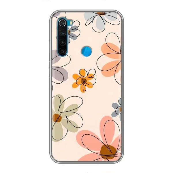 Чехол с принтом «Разноцветные цветы» для Xiaomi Redmi Note 8T Чехол с принтом «Разноцветные цветы» для Xiaomi Redmi Note 8T
