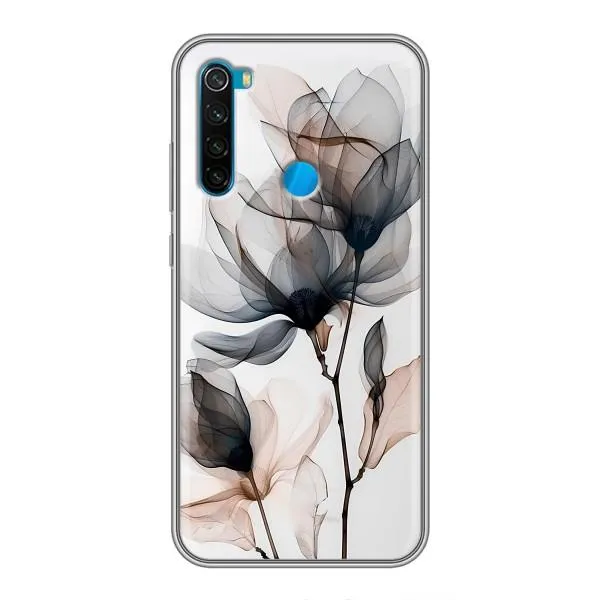 Чехол с принтом «Цветы на белом» для Xiaomi Redmi Note 8T Чехол с принтом «Цветы на белом» для Xiaomi Redmi Note 8T