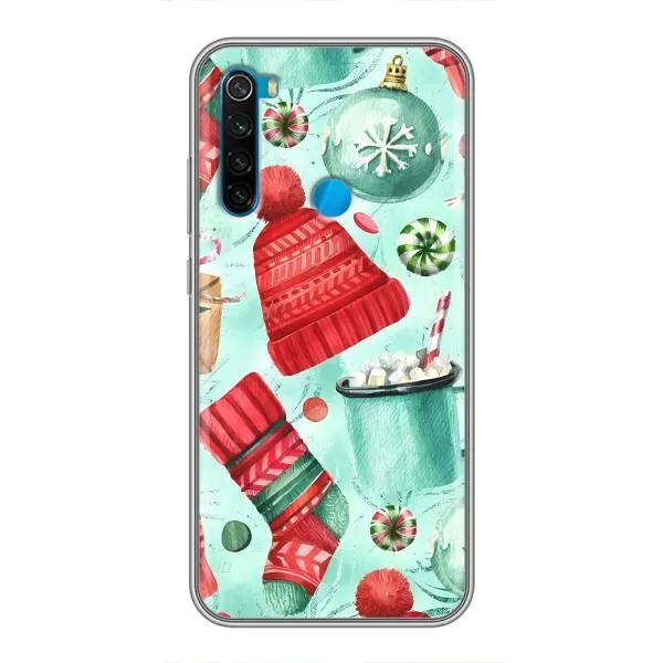 Чехол с принтом «Одежда НГ» для Xiaomi Redmi Note 8T