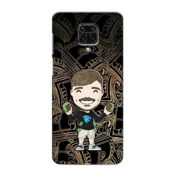 Чехол с принтом «Mister Beast» для Xiaomi Redmi Note 9 Pro Max