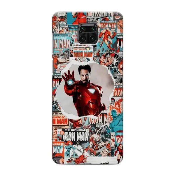 Чохол з принтом «Айронмен» для Xiaomi Redmi Note 9 Pro Max Чохол з принтом «Айронмен» для Xiaomi Redmi Note 9 Pro Max