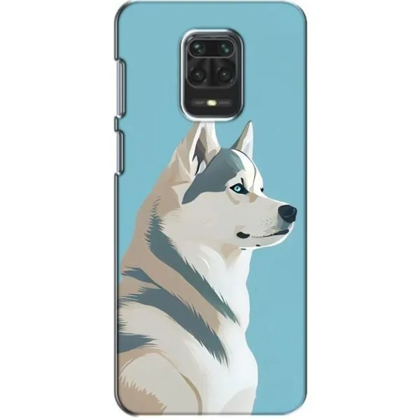 Чехол с принтом «Хаски арт» для Xiaomi Redmi Note 9 Pro Max Чехол с принтом «Хаски арт» для Xiaomi Redmi Note 9 Pro Max