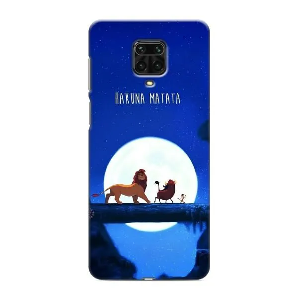 Чехол с принтом «Хакуна Матата» для Xiaomi Redmi Note 9 Pro Max
