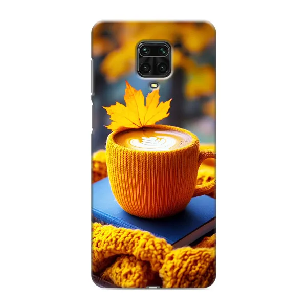 Чехол с принтом «Кофе на желтом пледе» для Xiaomi Redmi Note 9 Pro Max