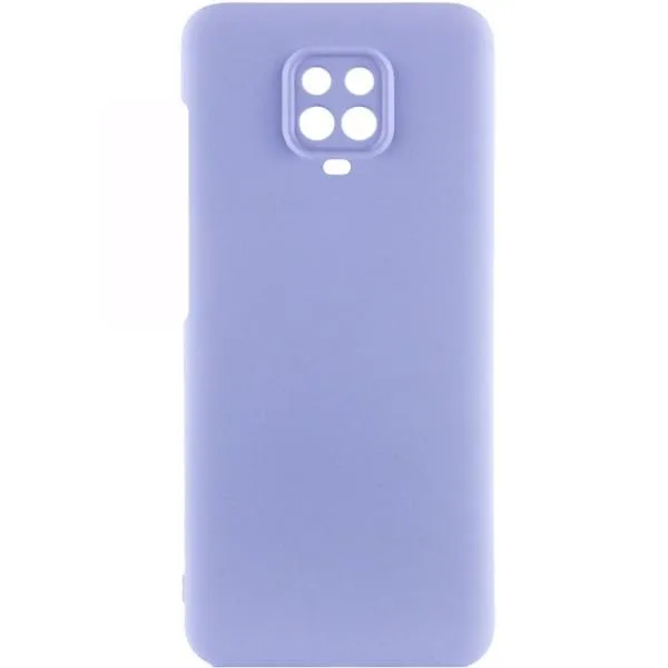 Чехол Silicone Cover Lakshmi Full Camera (AAA) для Xiaomi Redmi Note 9s / Note 9 Pro /Note 9 Pro Max — Сиреневый — фото 1