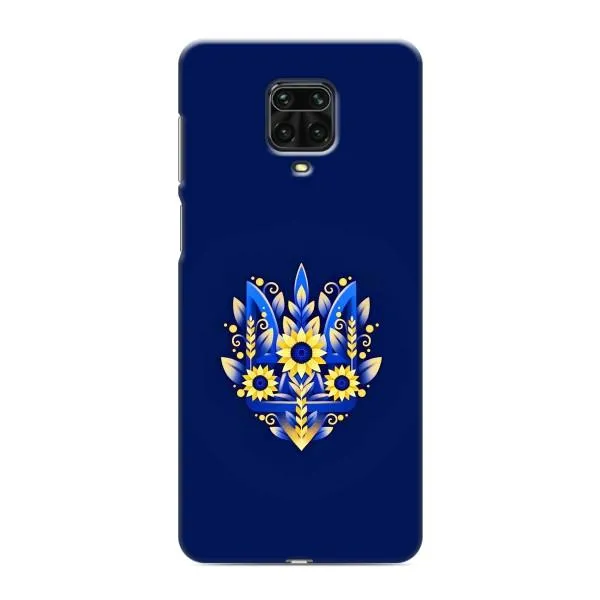 Чехол с принтом «Цветочный Герб» для Xiaomi Redmi Note 9 Pro