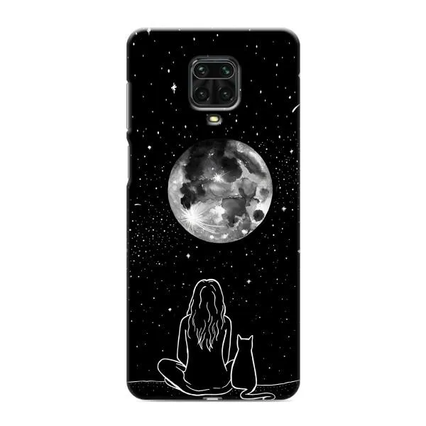 Чехол с принтом «Девушка с котом» для Xiaomi Redmi Note 9 Pro Чехол с принтом «Девушка с котом» для Xiaomi Redmi Note 9 Pro