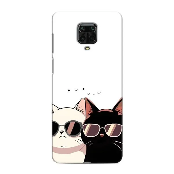Чехол с принтом «Коты в очках» для Xiaomi Redmi Note 9 Pro Чехол с принтом «Коты в очках» для Xiaomi Redmi Note 9 Pro