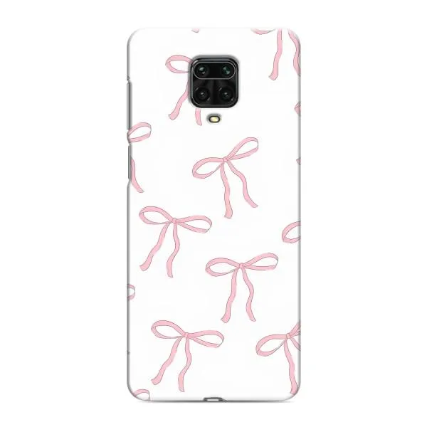 Чехол с принтом «Розовые бантики» для Xiaomi Redmi Note 9 Pro