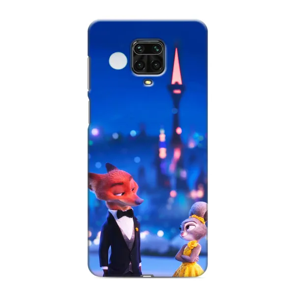 Чехол с принтом «Романтический вечер Зверополис» для Xiaomi Redmi Note 9 Pro Чехол с принтом «Романтический вечер Зверополис» для Xiaomi Redmi Note 9 Pro