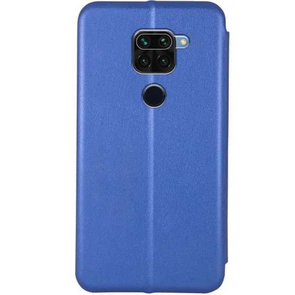 Кожаный чехол-книжка Classy для Xiaomi Redmi Note 9 / Redmi 10X — Синий — фото 2 Кожаный чехол-книжка Classy для Xiaomi Redmi Note 9 / Redmi 10X — Синий — фото 2