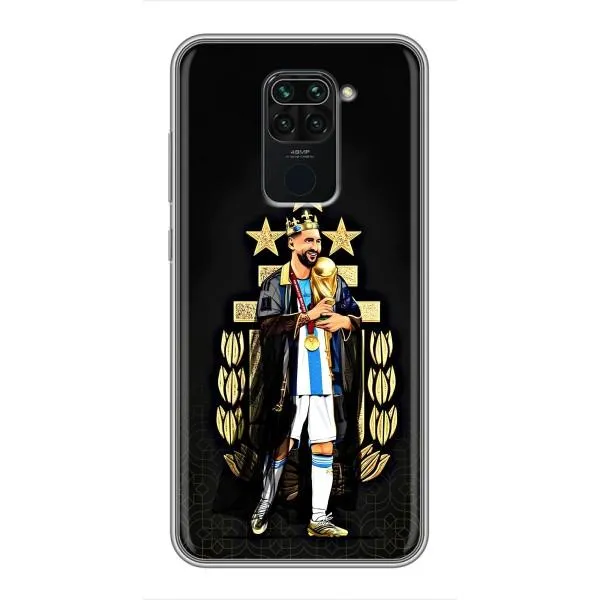 Чехол с принтом «Месси Король» для Xiaomi Redmi Note 9