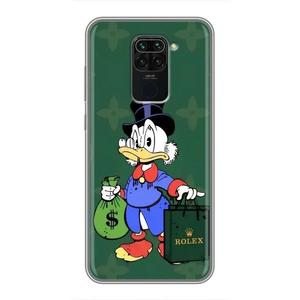 Чехол с принтом «Богатая Утка» для Xiaomi Redmi Note 9 Чехол с принтом «Богатая Утка» для Xiaomi Redmi Note 9