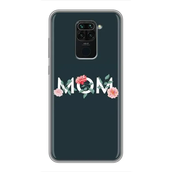Чехол с принтом «Mom дизайн» для Xiaomi Redmi Note 9