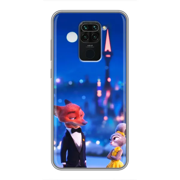 Чехол с принтом «Романтический вечер Зверополис» для Xiaomi Redmi Note 9 Чехол с принтом «Романтический вечер Зверополис» для Xiaomi Redmi Note 9