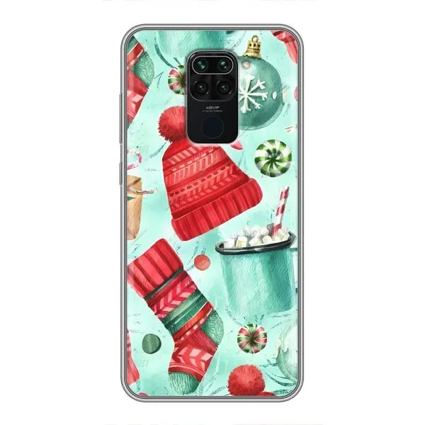 Чехол с принтом «Одежда НГ» для Xiaomi Redmi Note 9 Чехол с принтом «Одежда НГ» для Xiaomi Redmi Note 9