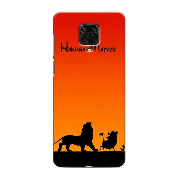 Чехол с принтом «Акуна Матата закат» для Xiaomi Redmi Note 9S