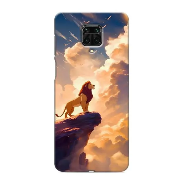 Чехол с принтом «Симба на скале» для Xiaomi Redmi Note 9S