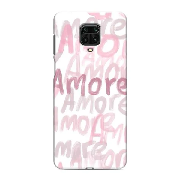Чехол с принтом «Аморе любовь» для Xiaomi Redmi Note 9S Чехол с принтом «Аморе любовь» для Xiaomi Redmi Note 9S