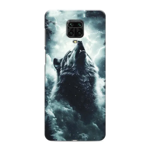 Чехол с принтом «Волк в облаках» для Xiaomi Redmi Note 9S Чехол с принтом «Волк в облаках» для Xiaomi Redmi Note 9S