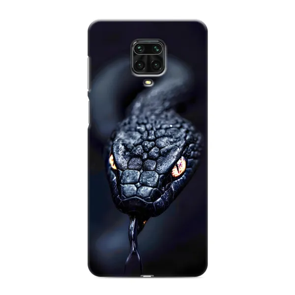 Чехол с принтом «Черная змея» для Xiaomi Redmi Note 9S Чехол с принтом «Черная змея» для Xiaomi Redmi Note 9S