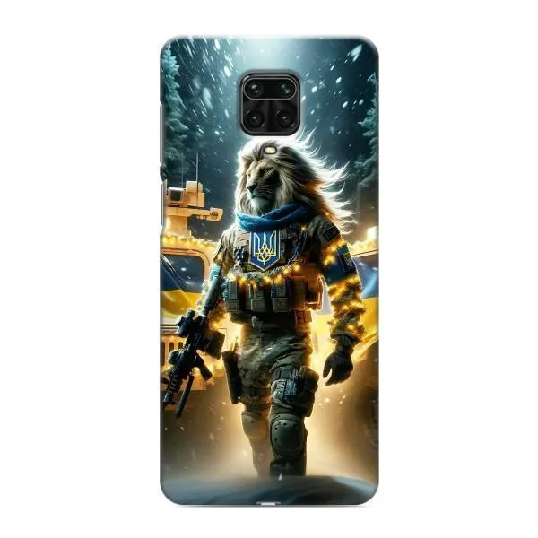 Чехол с принтом «ЛЕВ ЗСУ» для Xiaomi Redmi Note 9S Чехол с принтом «ЛЕВ ЗСУ» для Xiaomi Redmi Note 9S