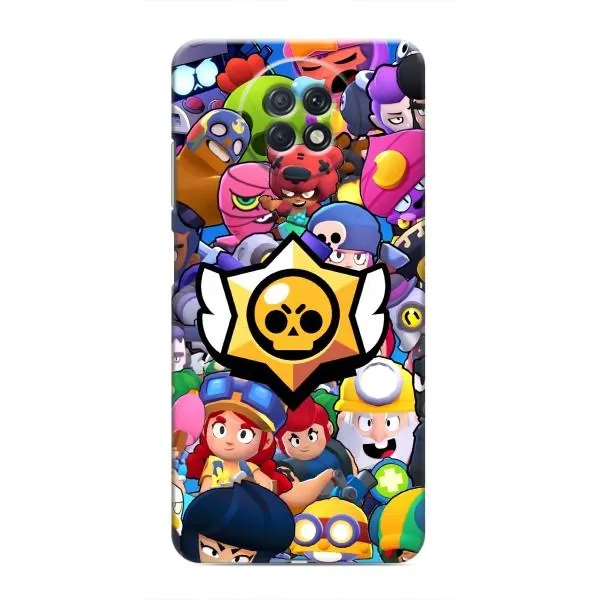 Чехол с принтом «Лого Brawl Stars» для Xiaomi Redmi Note 9T
