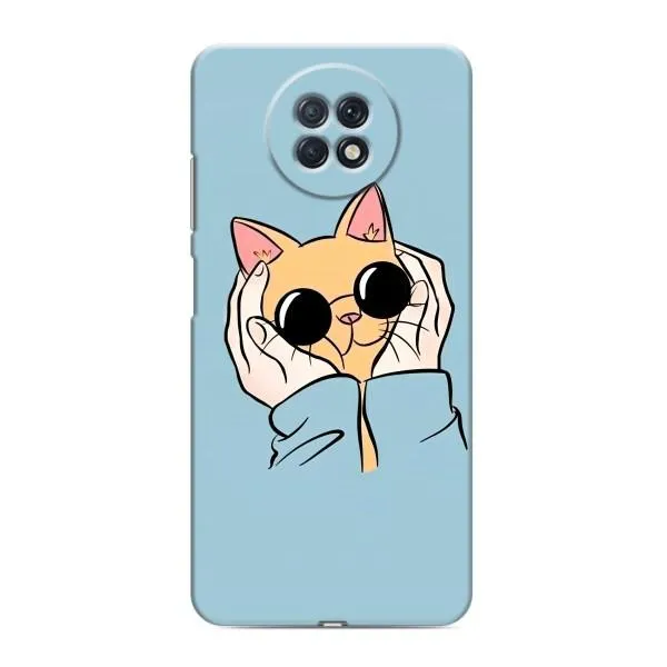 Чехол с принтом «Котик в очках» для Xiaomi Redmi Note 9T Чехол с принтом «Котик в очках» для Xiaomi Redmi Note 9T