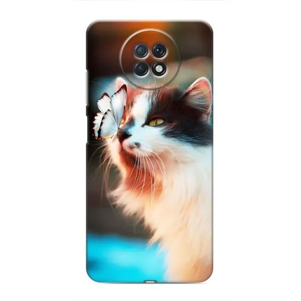 Чехол с принтом «Котик с бабочкой» для Xiaomi Redmi Note 9T Чехол с принтом «Котик с бабочкой» для Xiaomi Redmi Note 9T