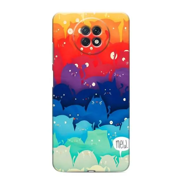 Чехол с принтом «Mew» для Xiaomi Redmi Note 9T Чехол с принтом «Mew» для Xiaomi Redmi Note 9T
