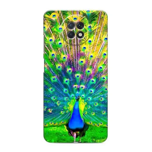 Чехол с принтом «Яркий Павлин» для Xiaomi Redmi Note 9T