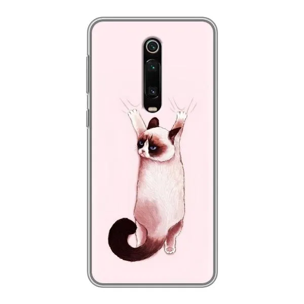 Чехол с принтом «Котик падает» для Xiaomi Mi 9T