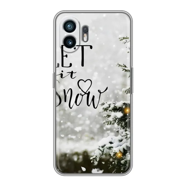 Чехол с принтом «Let it snow» для Xiaomi Turbo 4 Чехол с принтом «Let it snow» для Xiaomi Turbo 4