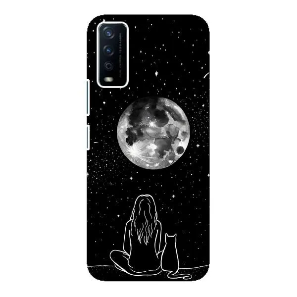 Чехол с принтом «Девушка с котом» для Vivo Y12s Чехол с принтом «Девушка с котом» для Vivo Y12s