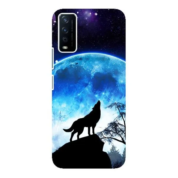 Чехол с принтом «Волк на луну» для Vivo Y12s Чехол с принтом «Волк на луну» для Vivo Y12s