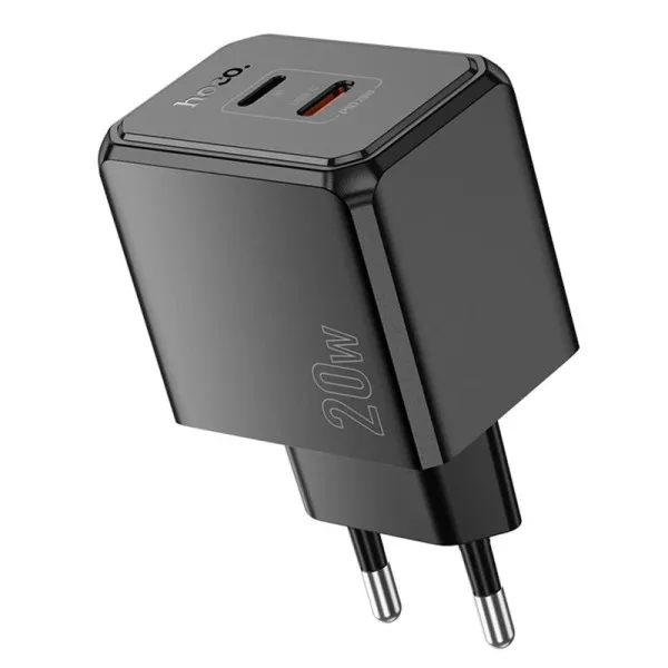 СЗУ Hoco CS16A Wish PD20W (1USB-C/1L) — Черный — фото 3